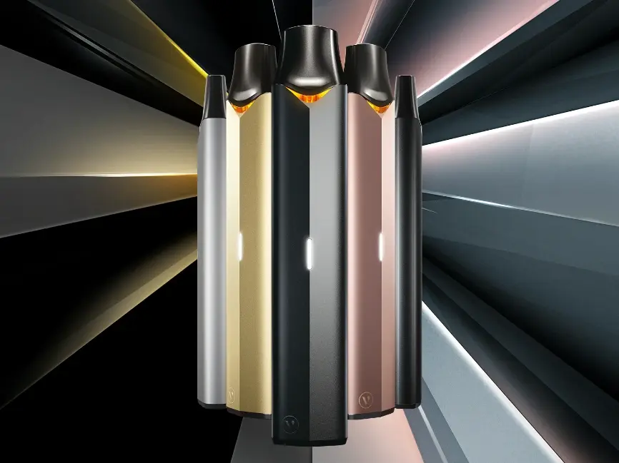 5 different colors of Vuse ePod 2 devices