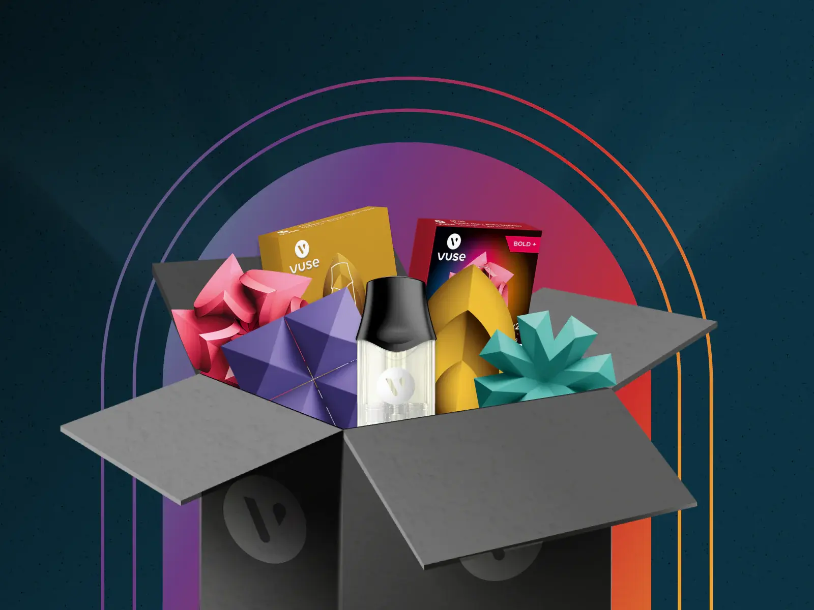 Subscriber & Save Vuse epod pods inside a box