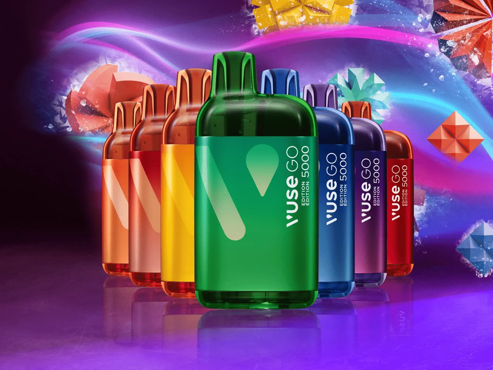 8 New Vuse GO Edition 5000 Flavours