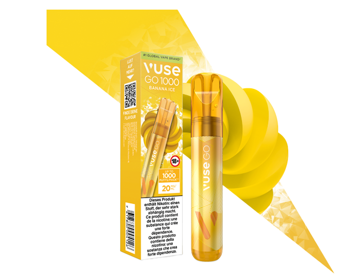 Vuse Go 1000 Banana Ice 20mg