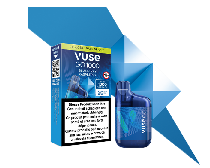 vuse go gesundheit Blueberry Raspberry