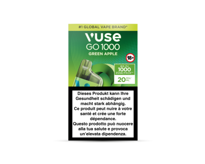 vuse go apfel VUSE GO 1000 • Green Apple main image 0