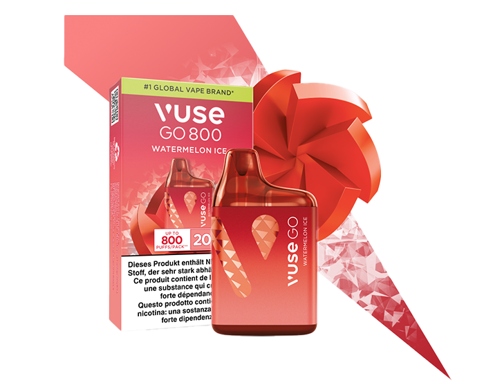 vuse go 800 sorten Vuse GO 800 Watermelon Ice disposable e-cigarette