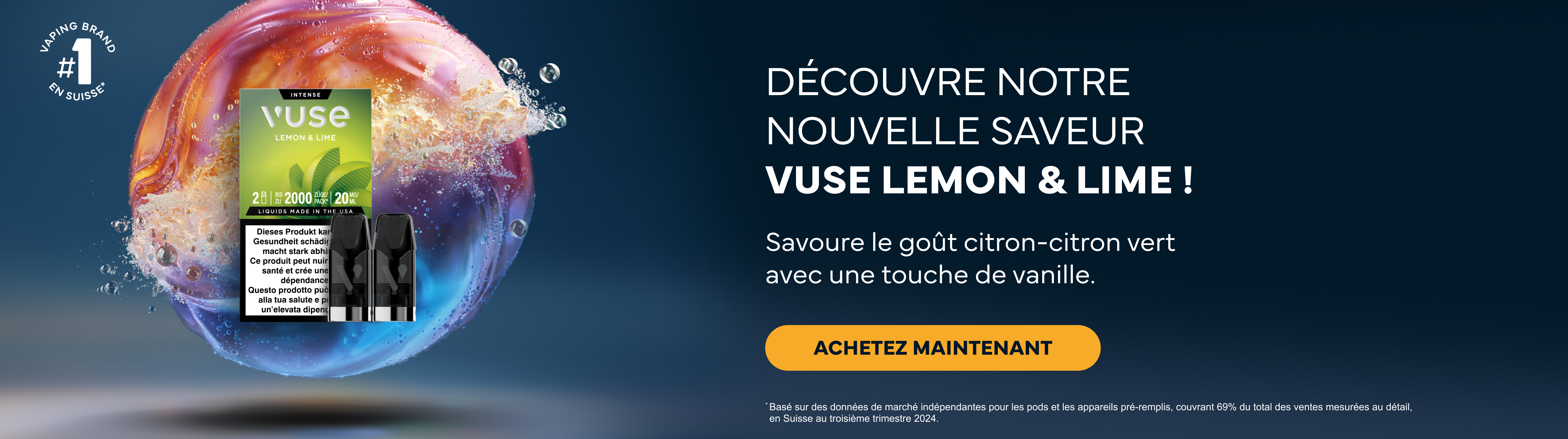 Vuse Lemon Lime desktop banner 