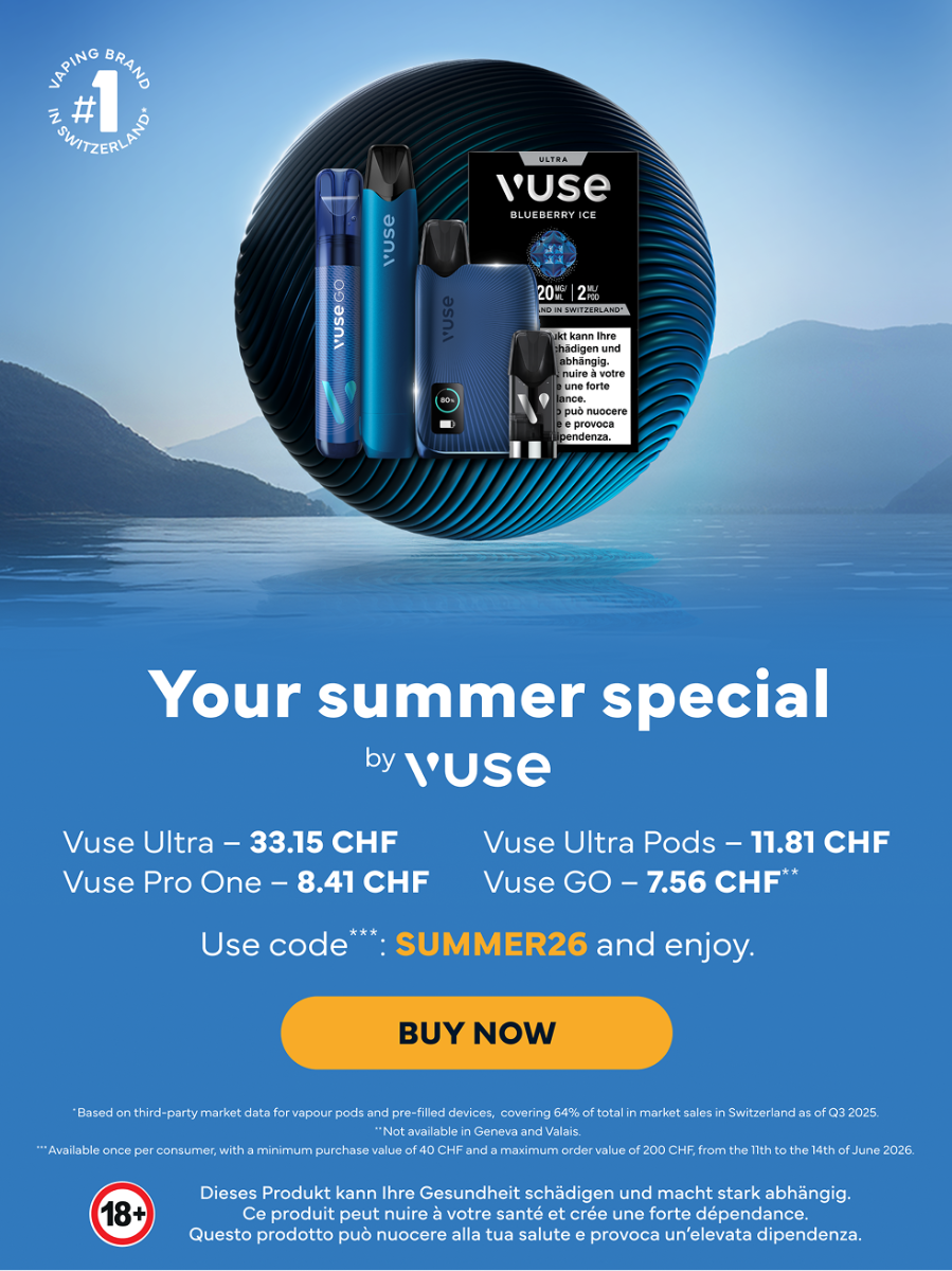E-Cigarette and E-liquid Online Shop in Switzerland