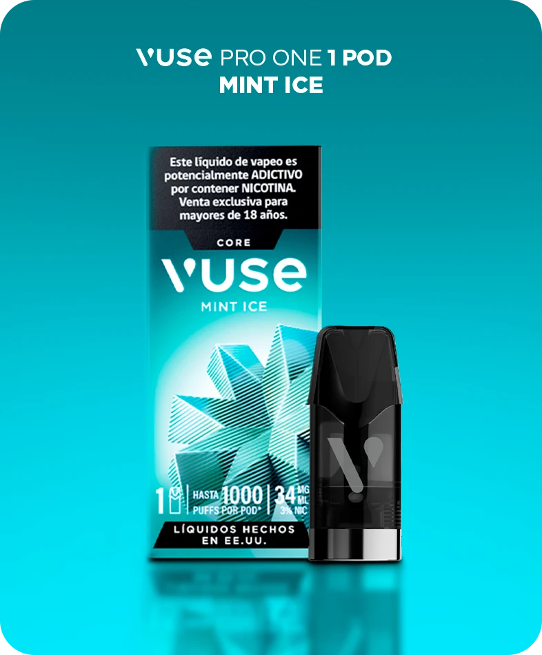 Vuse Pro One 1 Pod. Mint Ice.