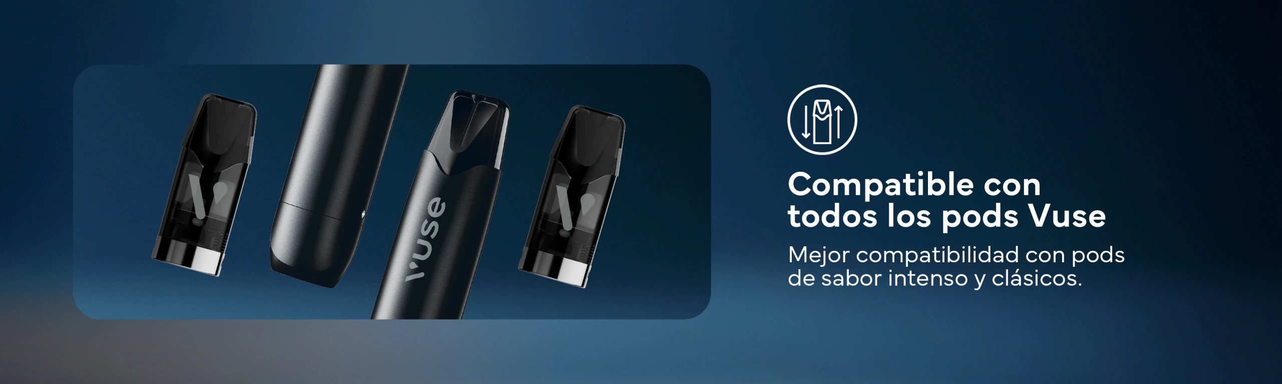 Vaporizador Vuse Pro One. Compatible con todos los pods Vuse