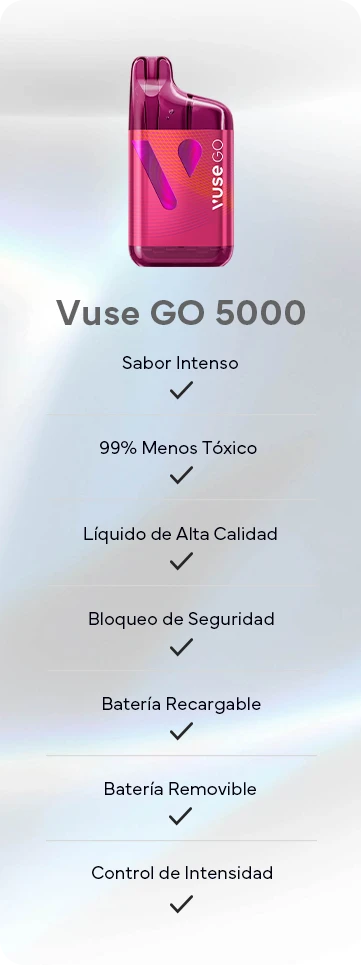 Vaporizador Vuse Go 5000 conoce