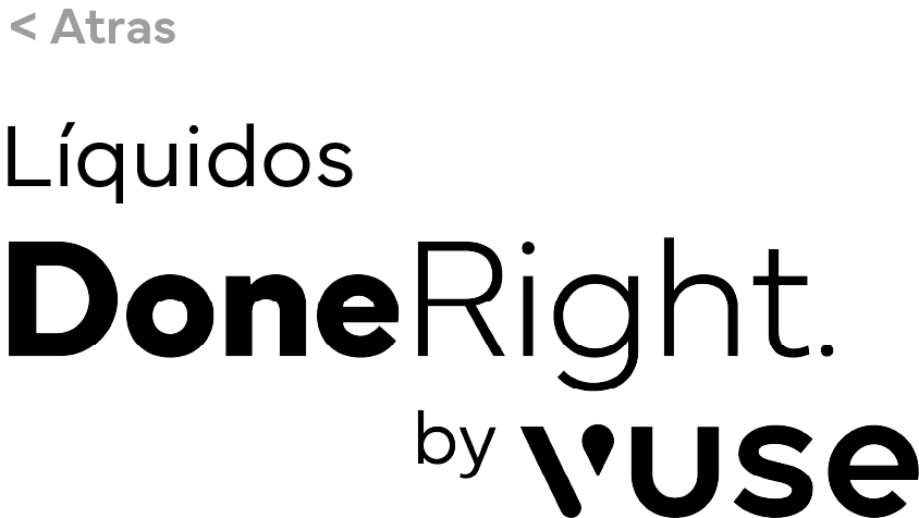 liquidos done right by Vuse Vaporizadores