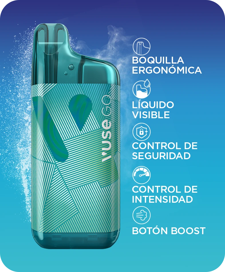 Vuse Go 8000 descripción de funcionalidades