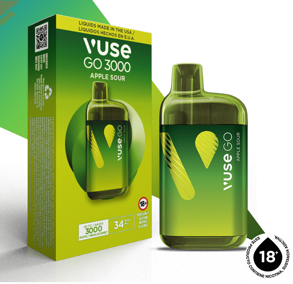 Vuse Go 3000 - Apple Sour 