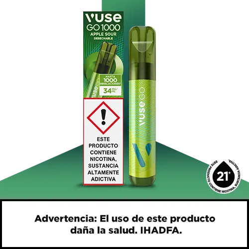 VUSE GO 2.0. 1000 MANZANA VERDE