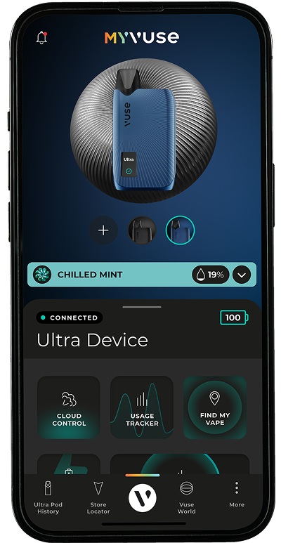 vuse ultra koppeln Vuse Ultra App