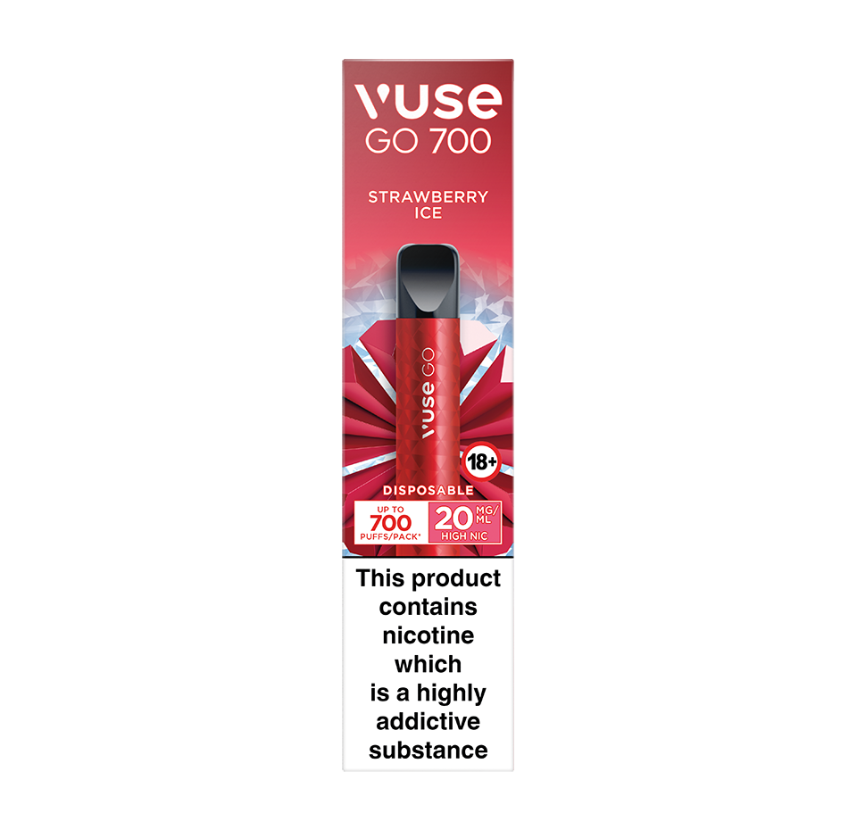 Vuse GO 700 Strawberry Ice Disposable Vape Vuse