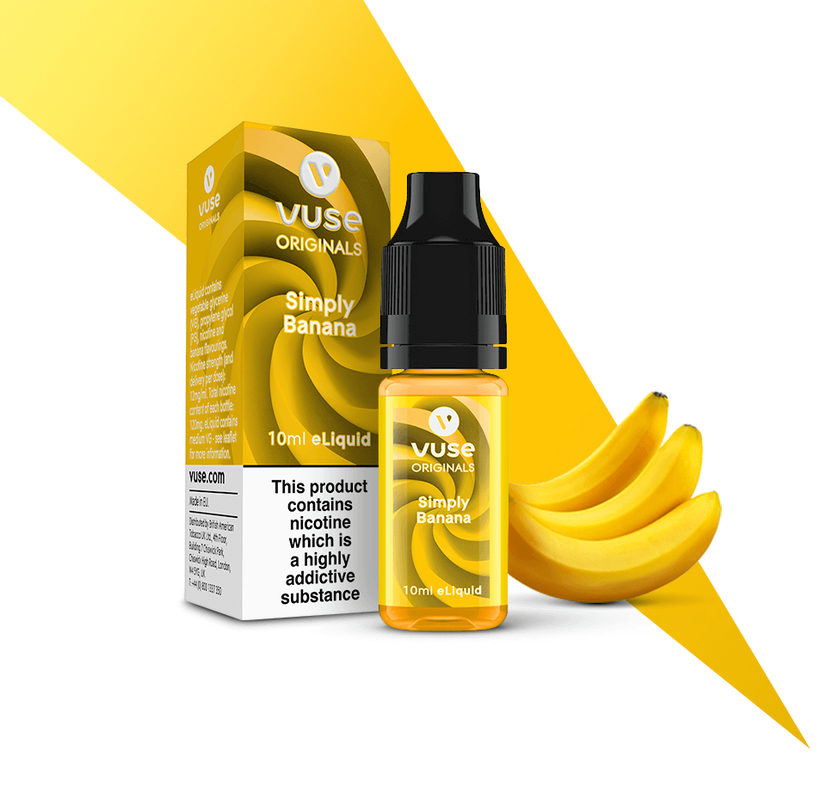 Vuse Simply Banana eLiquid Bottle