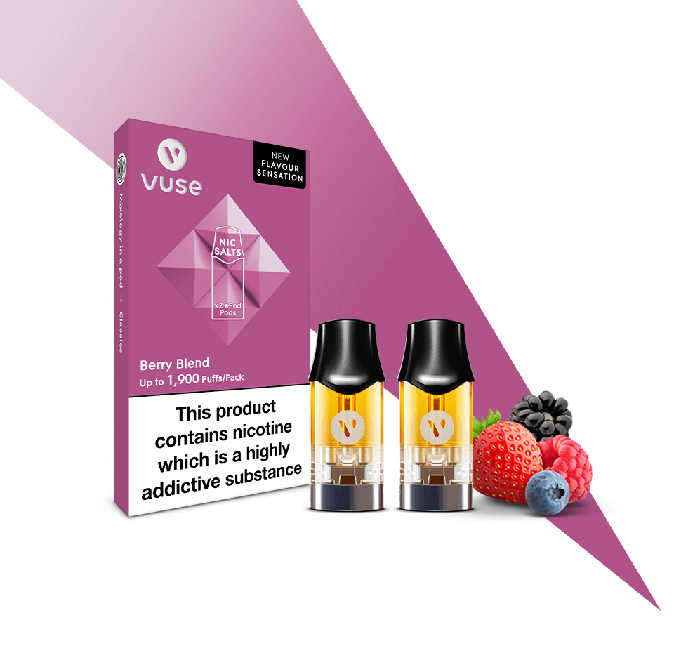 VUSE ePOD BERRY BLEND NIC SALTS ELIQUID PODS