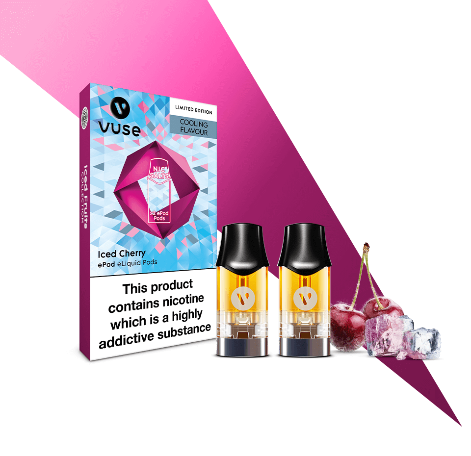 Iced Cherry ePod Pods Nic Salt ELiquid Vuse UK