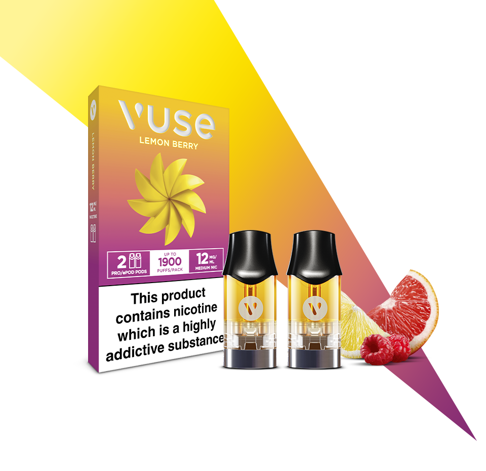 Lemon Berry Vuse Pro Nic Salts ELiquid Vuse UK