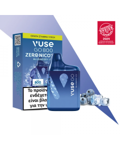 Vuse GO Edition 01 Blueberry Ice 0 mg/ml - 800 puffs