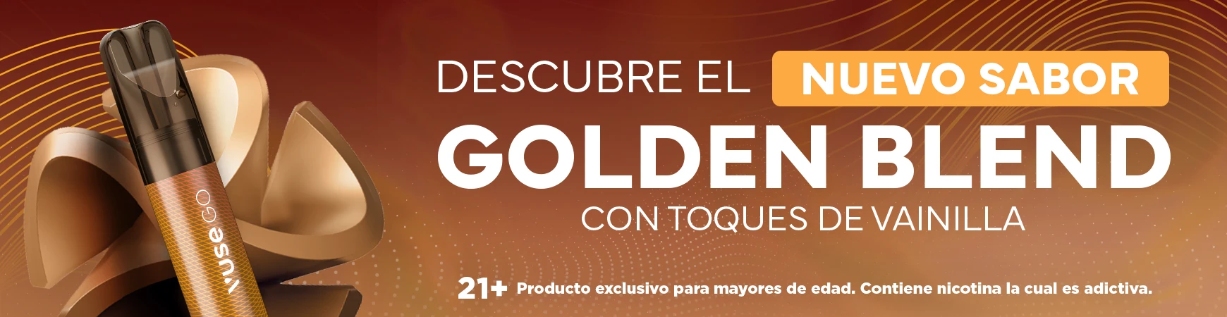 Descubre el nuevo sabor GOLDEN BLEND de VUSE HONDURAS