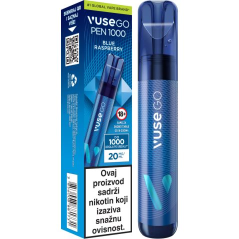 VUSE GO 1000 Pen -  Blue Raspberry