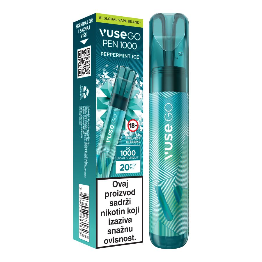 vuse go peppermint ice wklad Vuse Go Disposable Vape