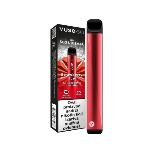 vuse go strawberry okus