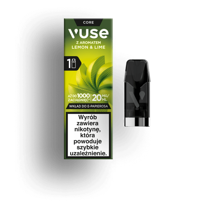 E-papierosy Vuse na pomarańczowym tle