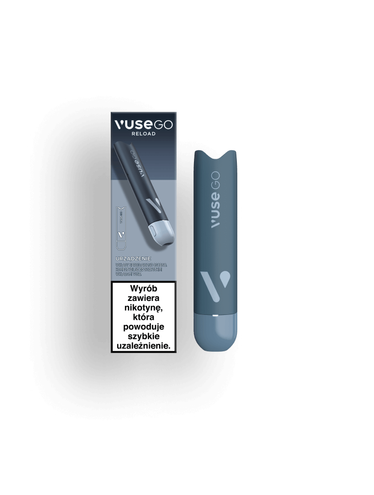 Urządzenie Vuse ePod 2 na niebieskim tle