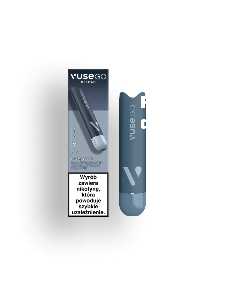Urządzenie Vuse ePod 2 na niebieskim tle
