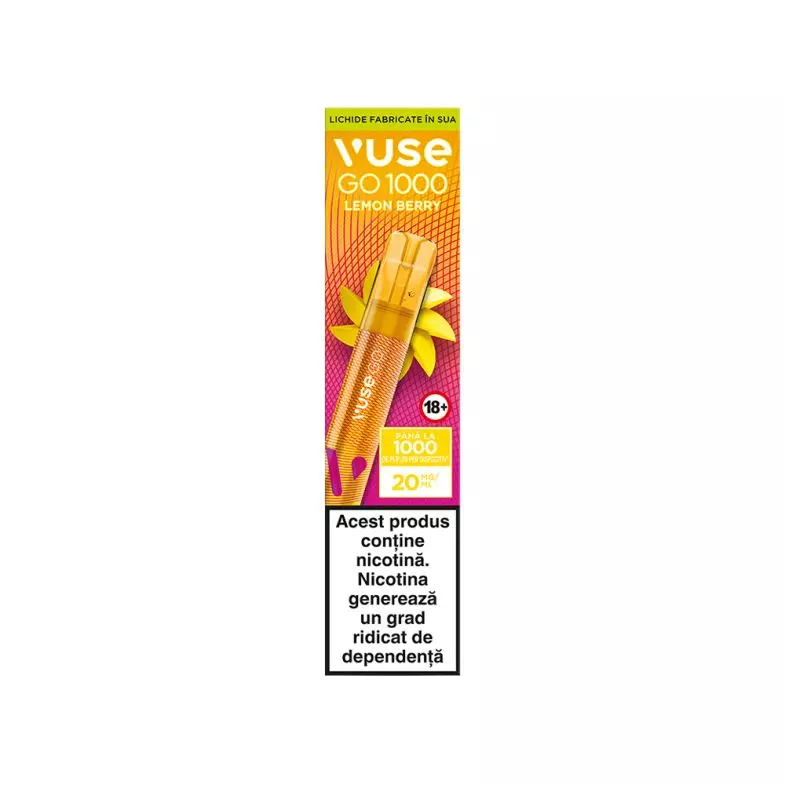 Vuse Go Lemon Berry Berry Watermelon Vuse Go 1000 Disposable Vape, 1000  Puffs VUSE GO 1000 Lemon Berry