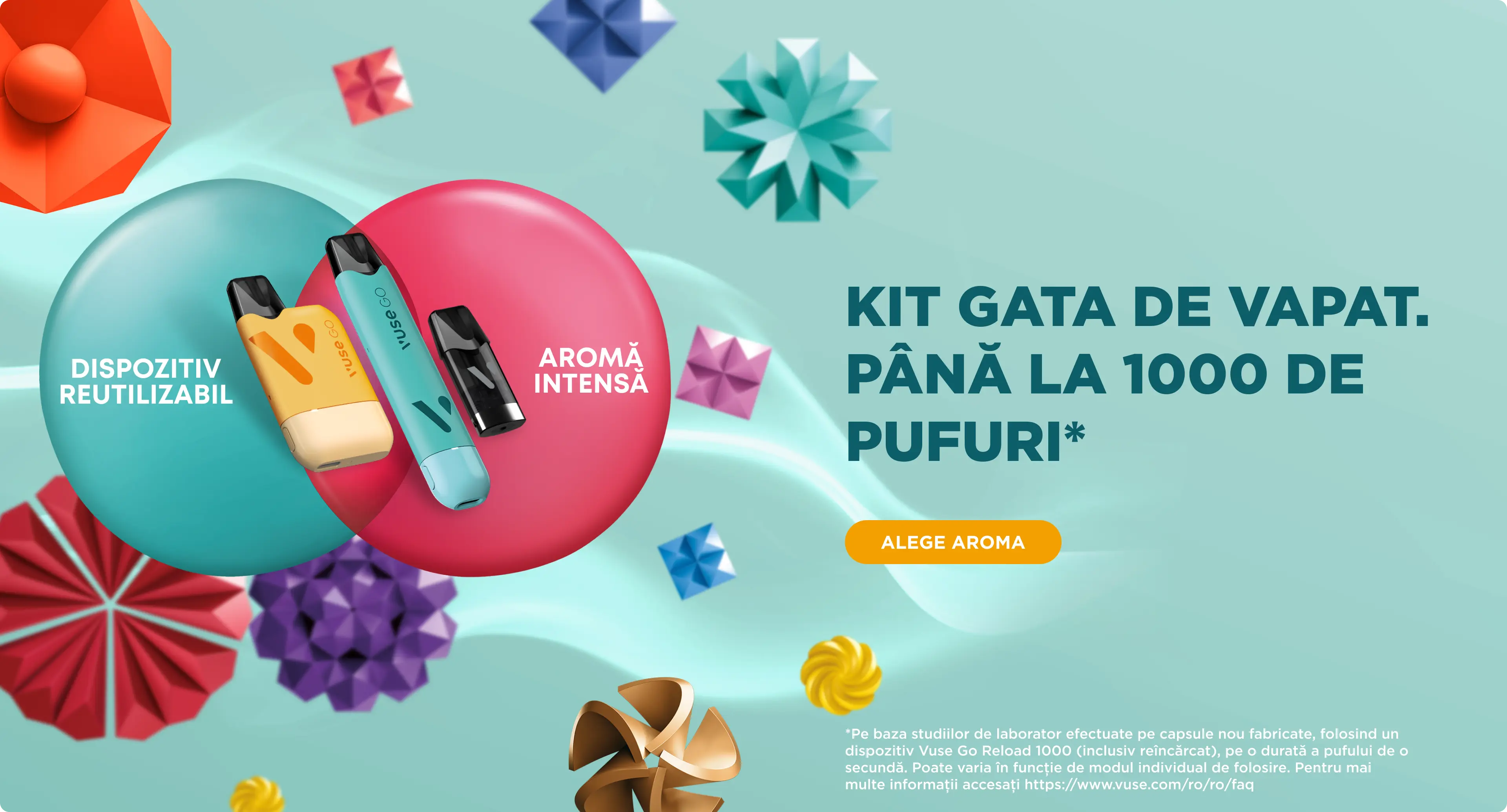 VUSE GO RELOAD 1 POD Homepage Banner Desktop